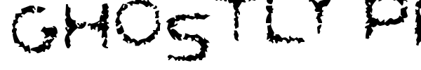 Ghostly Prints font preview